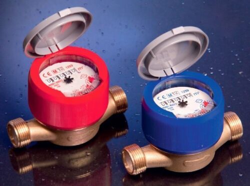 Veemõõtja kaas sinine Gioanola