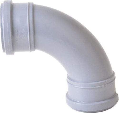 Kaksikmuhvpõlv 50mm - 88° lauge PP-HT hall