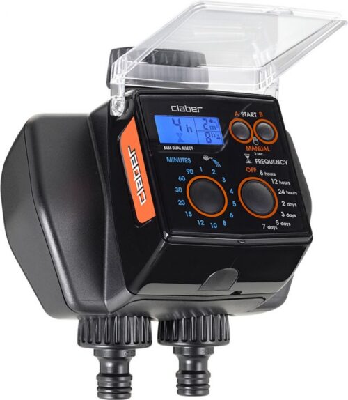 Claber taimer kahe väljavõttega elektrooniline Dual Select