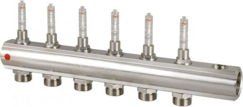 Põrandakütte kollektor vh.mõõtjaga 1"- 4