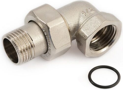 Koonusliitmik põlv GF svk 1/2" kummitih.kroom