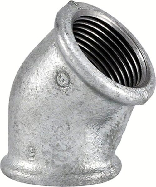 Põlv 45° 1/2" ssk malm