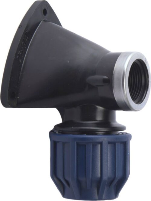 Plastik põlv seinakinnitusega 20mm x 1/2"sk Elysee