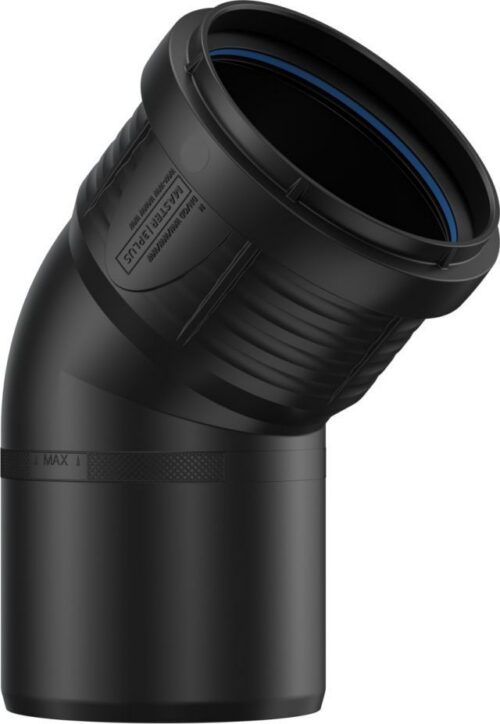 Master 3+ põlv 160mm - 45° must