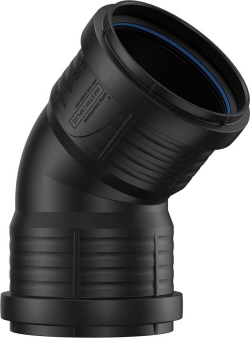 Master 3+ kaksikmuhvpõlv 75mm - 45° must